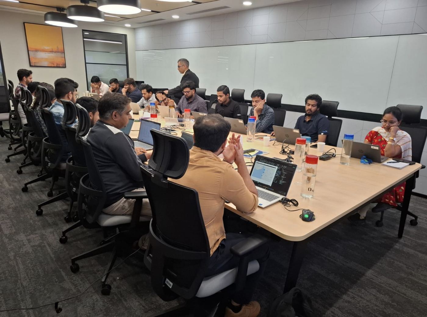 Faiyaz M Khairaz training a corporate team, photo 14